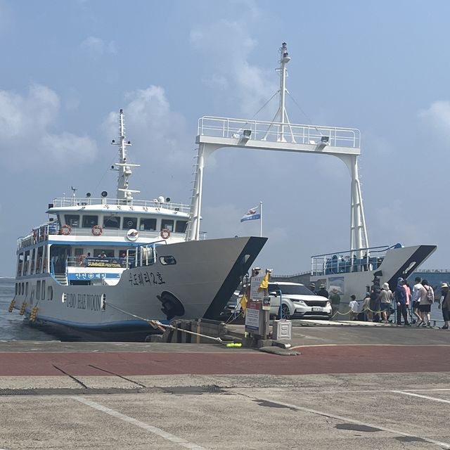 제주도 우도 배타고 차타고 들어가기 🚢