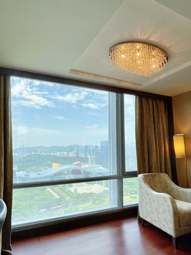 深圳攻略🌟五星酒店住宿初體驗🛏️ 座落高鐵福田站旁🚄鄰近多個大型購物中心🛍️及景點📸
