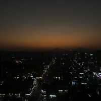 울산 시내에 있는 관람차에서 보는 야경