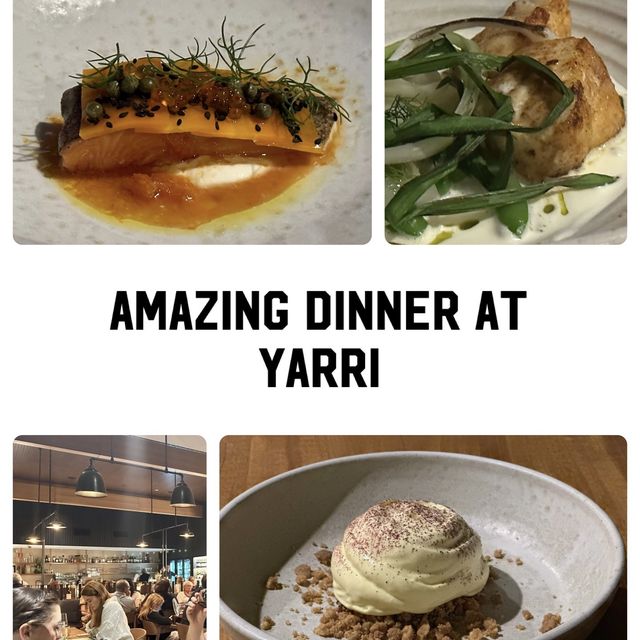Yarri - a great dining experience