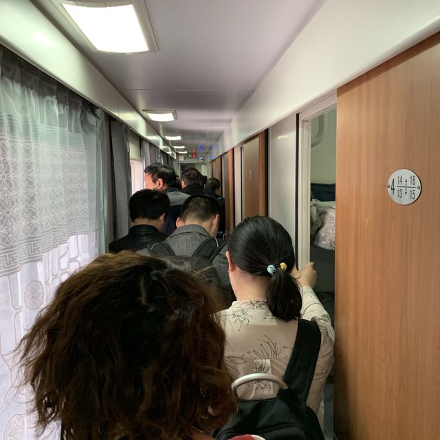 Taking the train from Datong to Beijing