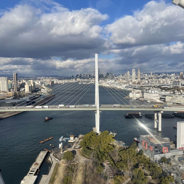 世界最大摩天輪之一😍天保山摩天輪🎡超令海景