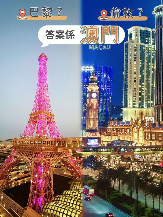 ⭐️澳門可以一次過滿足你三個願望😆