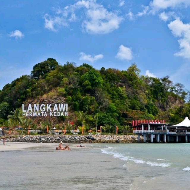 Langkawi Island in the hot summer