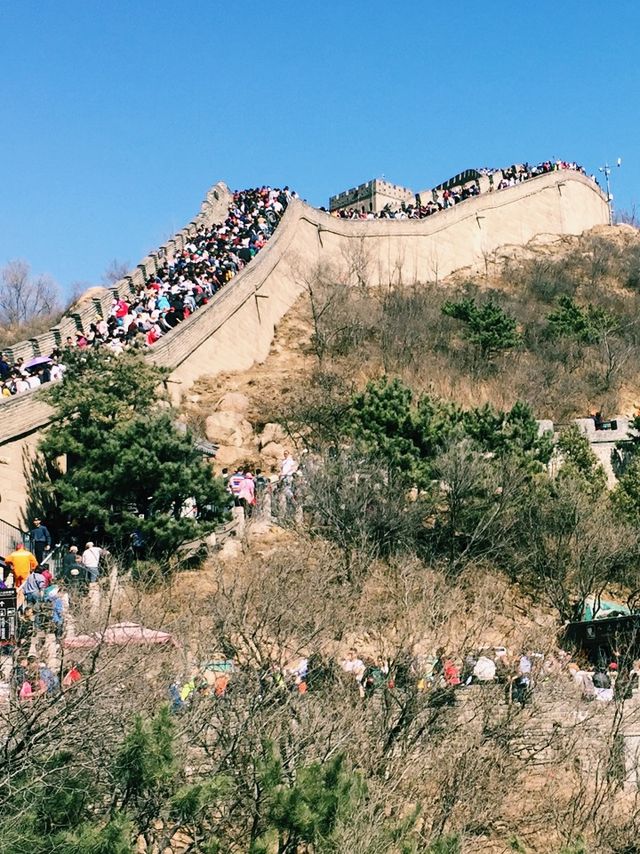 A true man shall Discover Great Wall of China