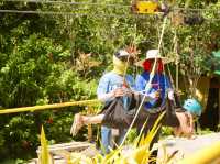 Ziplining in Loboc Town