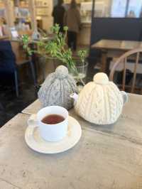 【福岡カフェ】可愛いティーポットカバーに癒されるカフェ