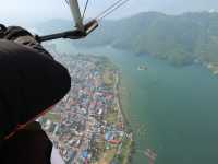 Ultra light plane at Pokhara, Nepal 