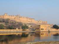 Beautiful Castle on the hill top in India