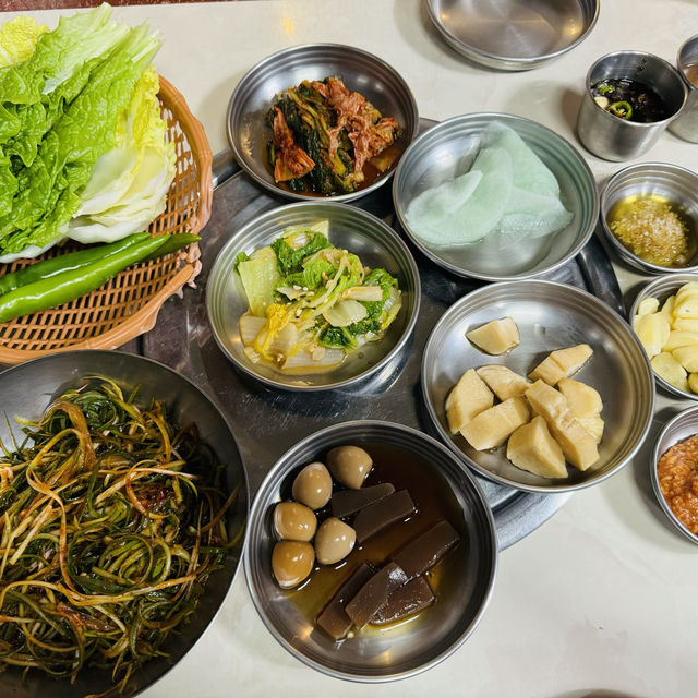 제주도에서 꼭 먹어야하는 흑돼지 특수부위 [신산나들목식당]