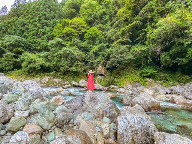 【高知】絶景の仁淀ブルーで川遊び