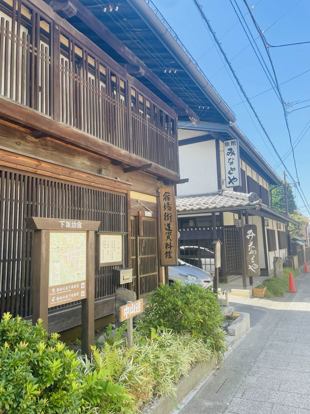 【長野県/下諏訪　中山道と甲州街道の交わるレトロな宿場町”下諏訪宿”】