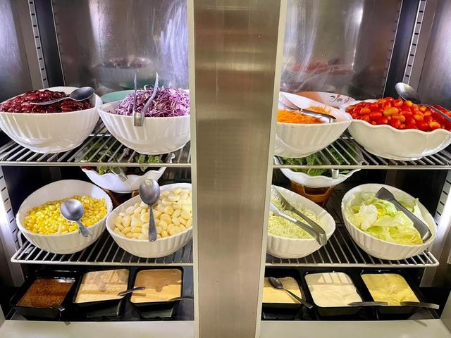 Asian street food buffet dinner