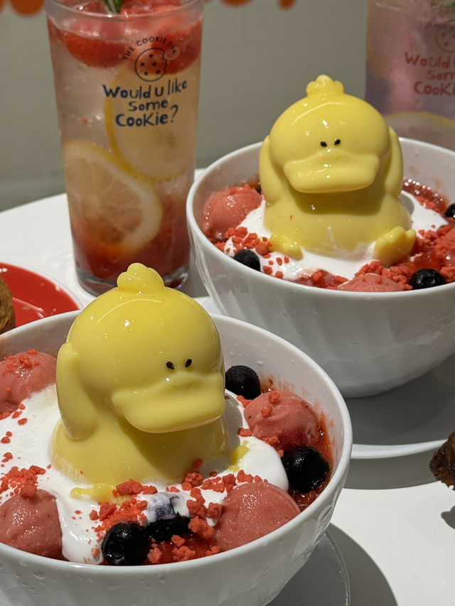 可愛過ぎるアヒルぷりんの韓国カフェ🇰🇷🐥