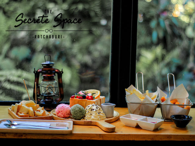 รีวิว The Secret Space คาเฟ่เขาวงกต (ราชบุรี)🍽️