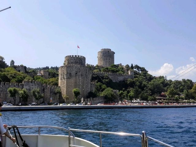 Bosphorus River view between Europe and Asia