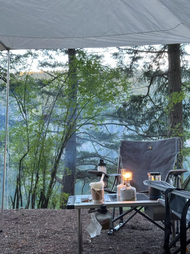A wonderful camping in park ❤️