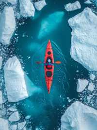 Kayaking in greenland 🇬🇱 