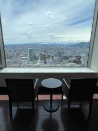 Observation deck with cafe in Sapporo