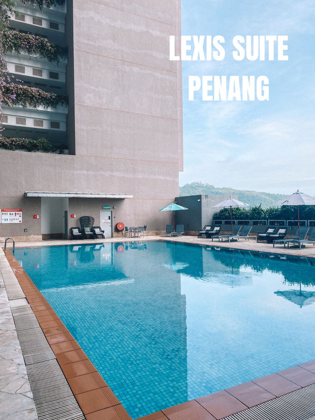 Chilling by the pool @ Lexis Suites Penang