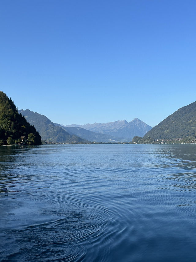 Soak in the serenity of Lake Brienz in Switzerland