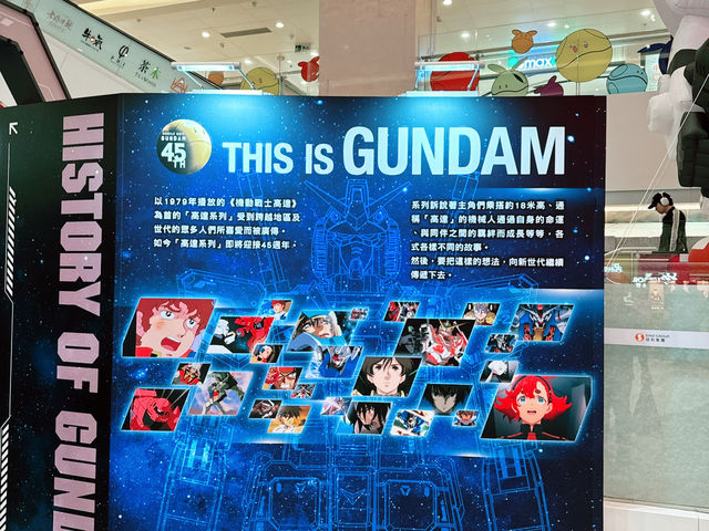 🎉 高達忠實粉絲：屯門市廣場45週年展覽之行 🚀