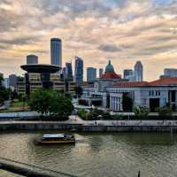 Rooftop Bar at Boat Quay with MBS View