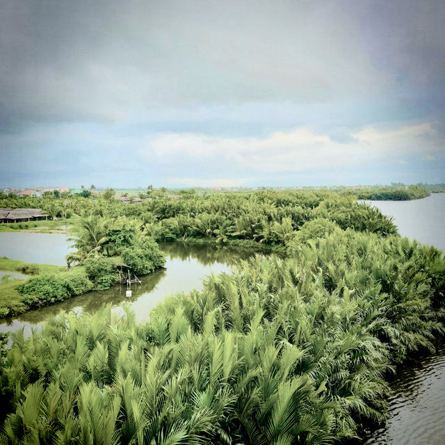 Ancient temples and rice paddies in the rain ☔️ 🇻🇳 🛕 