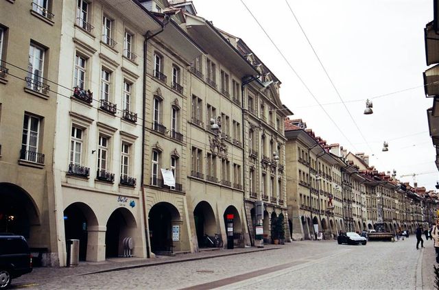The Burnt Green of Bern in Switzerland