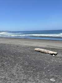 Black sand beach , Bali