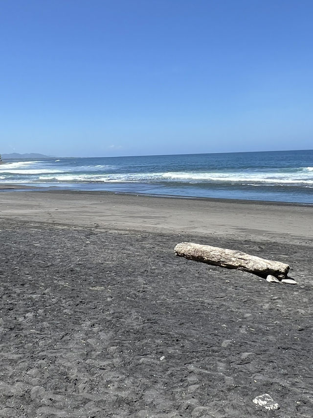 Black sand beach , Bali