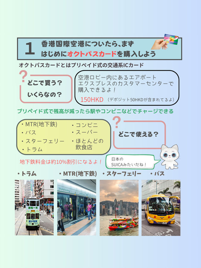 【香港観光】香港に着いてから市内までの行き方や行くべきところをまとめました