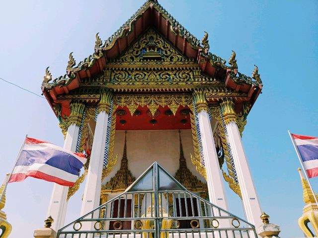 泰國曼谷湄南河畔著名歷史古跡寺廟景點：Wat Ton Sai，精美泰式寺廟建築，適合打卡拍照📸冥想