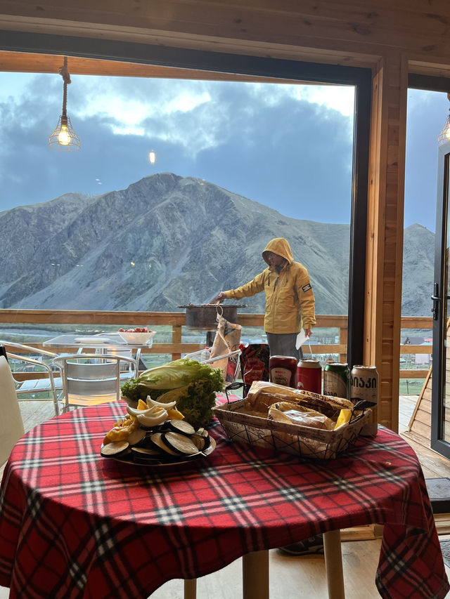 ✨ Kazbegi Homestay BBQ with a View That Stole My Heart!