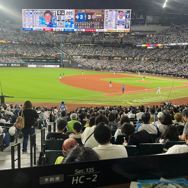 最高の球場⚾️エスコンフィールド北広島