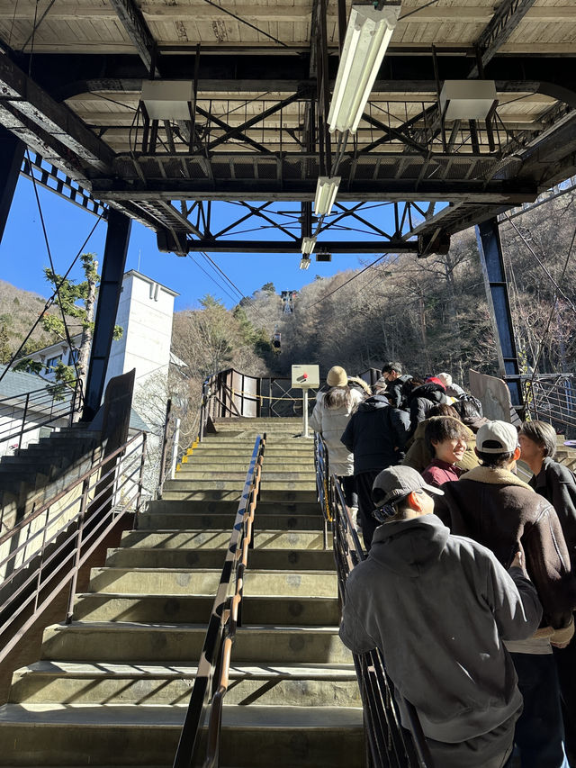 搭天上山公園纜車🚡鳥瞰河口湖嘆絕景富士山🗻