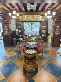 大梅沙藝術村·西藏風依熹拉母。西藏茶館一探