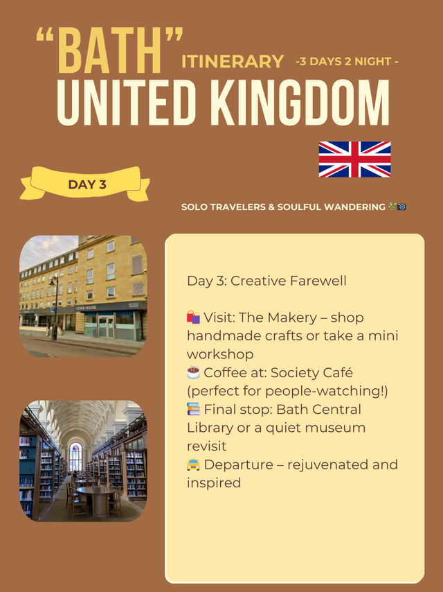 Bath 3-days itinerary 