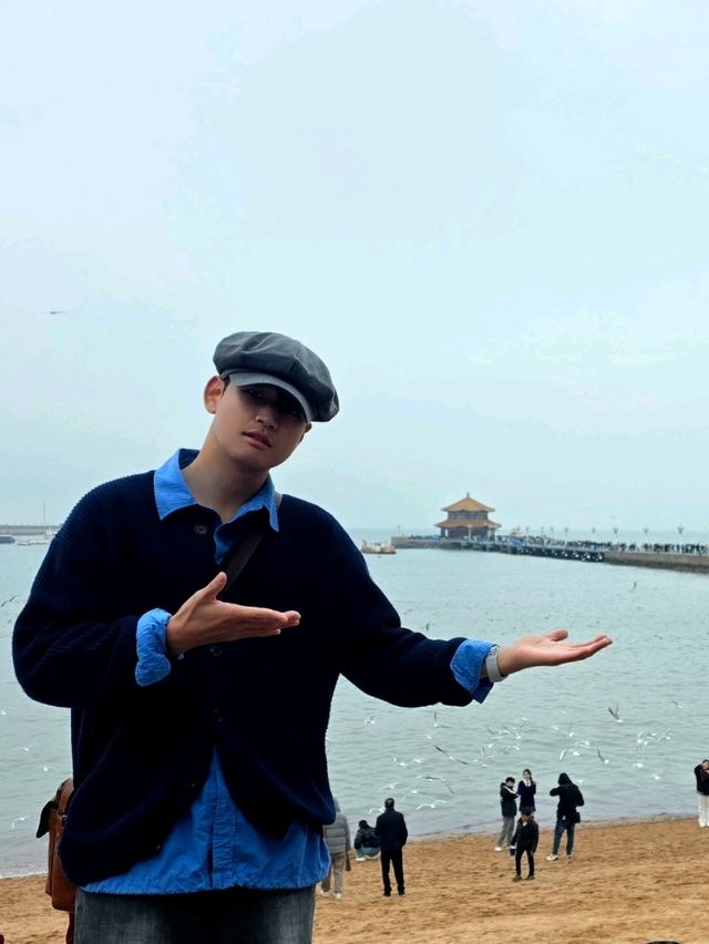 칭다오 바다위의 잔교(잔차오)🇨🇳
