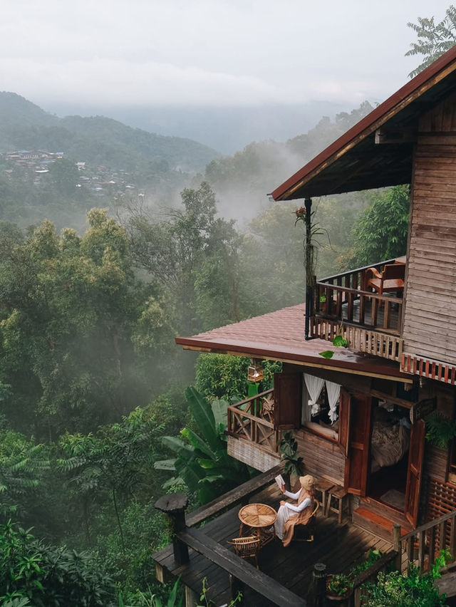 เที่ยวนอนหน้าฝน นอนบนดอยสกาด🌿