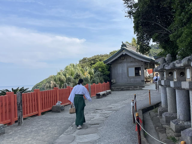 懸崖峭壁秘境傳說「鵜戶神宮」