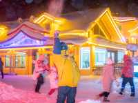 China Snow Town ยามค่ำคืน