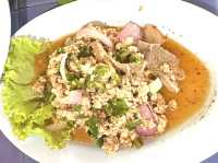 ร้านส้มตำครกเงิน ย่านบางบัวทอง😋