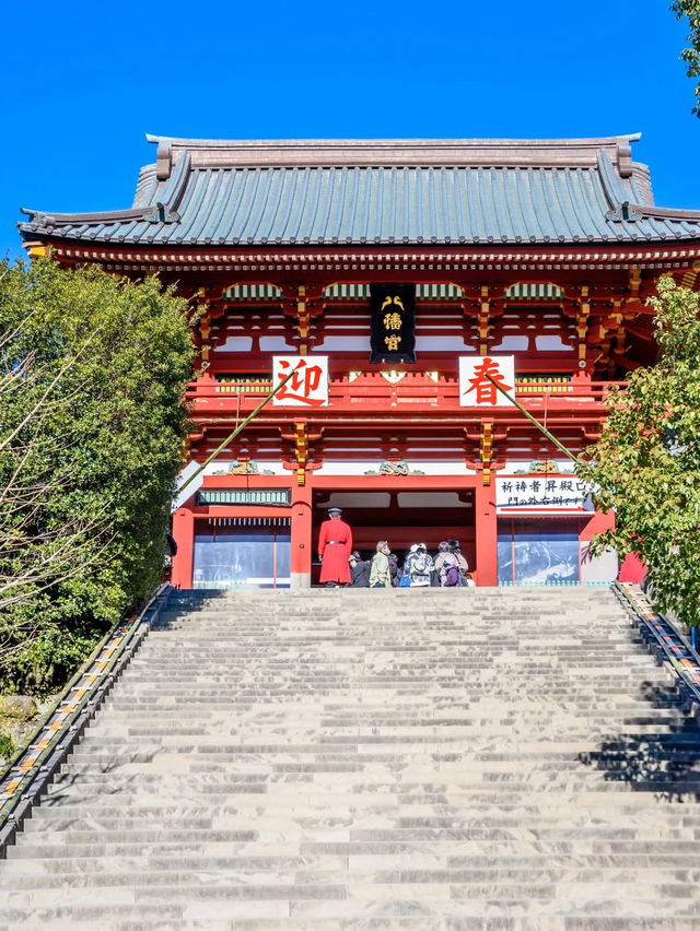 ⛩源氏の歴史と四季の美に触れる「鶴岡八幡宮」で心澄む鎌倉旅