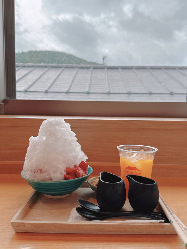 교토의 전통 디저트 카키고오리 맛집