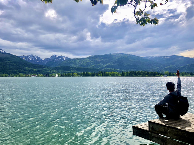 Lakeside Luxury: Floating Between Sky and Water