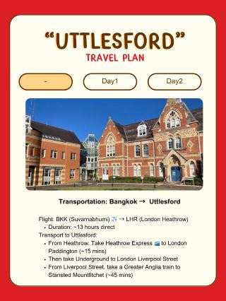 ✈️ Travel Plan to Uttlesford