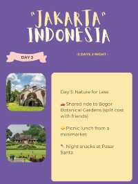 🇮🇩 Jakarta Itinerary 3days