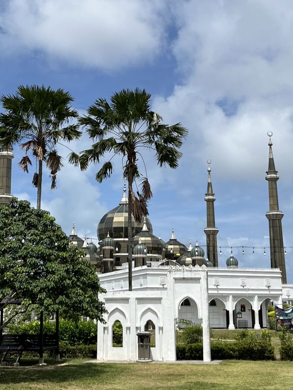 🕌 Crystal Mosque: Where Faith Meets Translucent Dreams! 🌟