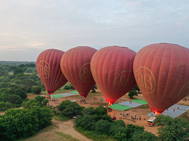 Balloons over Bagan